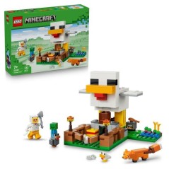 LEGO Minecraft 21585 La Ferme a Poulet - Jouet de Construction Fille o