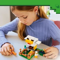 LEGO Minecraft 21585 La Ferme a Poulet - Jouet de Construction Fille o