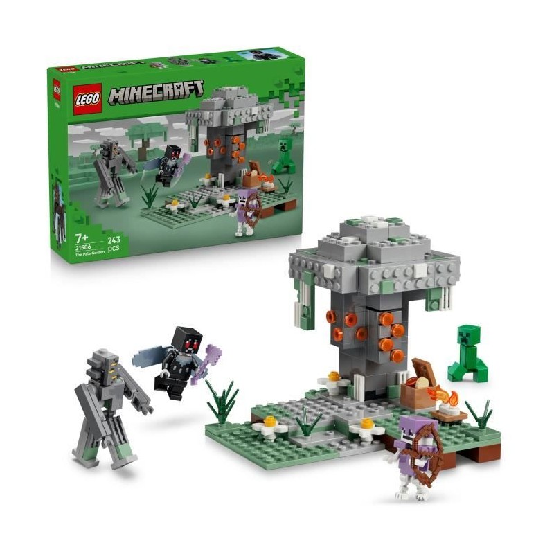 LEGO Minecraft 21586 Le Jardin Pâle - Jeu de Construction pour Garço