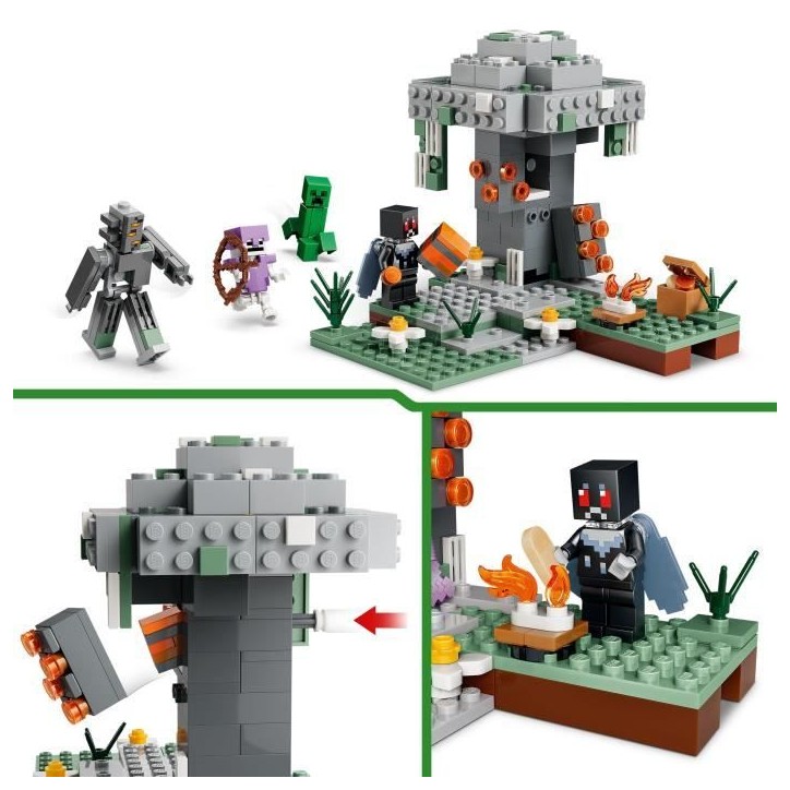 LEGO Minecraft 21586 Le Jardin Pâle - Jeu de Construction pour Garçon ou Fille des 7 ans LEGO Minecraft 21586 Le Jardin Pâle - Jeu de Construction pour Garçon ou Fille des 7 ans