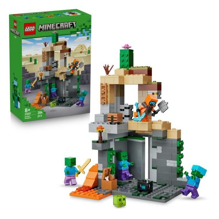 LEGO Minecraft 21587 Le Donjon de Zombies - Jeu Interactif pour Garçon ou Fille des 8 ans LEGO Minecraft 21587 Le Donjon de Zombies - Jeu Interactif pour Garçon ou Fille des 8 ans