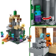 LEGO Minecraft 21587 Le Donjon de Zombies - Jeu Interactif pour Garço
