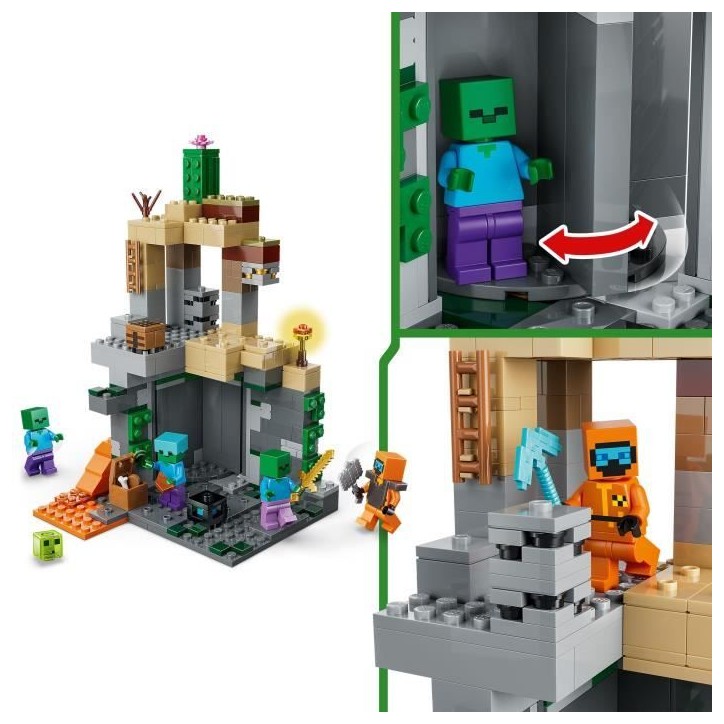 LEGO Minecraft 21587 Le Donjon de Zombies - Jeu Interactif pour Garçon ou Fille des 8 ans LEGO Minecraft 21587 Le Donjon de Zombies - Jeu Interactif pour Garçon ou Fille des 8 ans