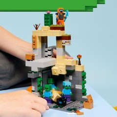 LEGO Minecraft 21587 Le Donjon de Zombies - Jeu Interactif pour Garço