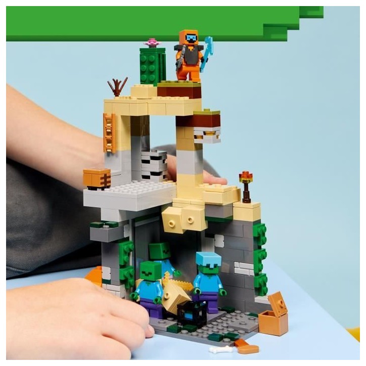 LEGO Minecraft 21587 Le Donjon de Zombies - Jeu Interactif pour Garçon ou Fille des 8 ans LEGO Minecraft 21587 Le Donjon de Zombies - Jeu Interactif pour Garçon ou Fille des 8 ans