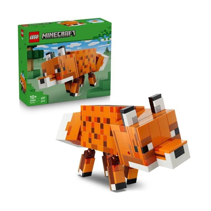 LEGO Minecraft 21588 Le Renard - Jeu 3D Garçon ou Fille des 10 ans -