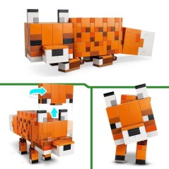 LEGO Minecraft 21588 Le Renard - Jeu 3D Garçon ou Fille des 10 ans -