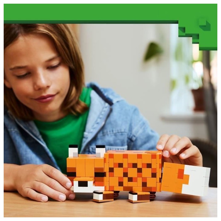 LEGO Minecraft 21588 Le Renard - Jeu 3D Garçon ou Fille des 10 ans - Figurine d'Animal LEGO Minecraft 21588 Le Renard - Jeu 3D Garçon ou Fille des 10 ans - Figurine d'Animal