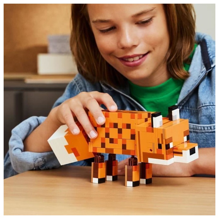 LEGO Minecraft 21588 Le Renard - Jeu 3D Garçon ou Fille des 10 ans - Figurine d'Animal LEGO Minecraft 21588 Le Renard - Jeu 3D Garçon ou Fille des 10 ans - Figurine d'Animal