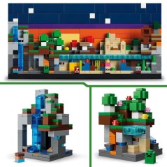 LEGO Minecraft 21589 Mini Biomes - Jouet de Construction pour Garçon