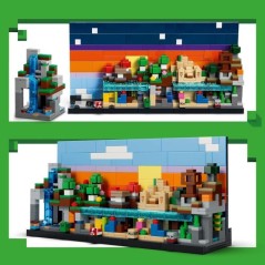 LEGO Minecraft 21589 Mini Biomes - Jouet de Construction pour Garçon
