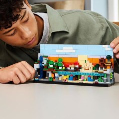 LEGO Minecraft 21589 Mini Biomes - Jouet de Construction pour Garçon