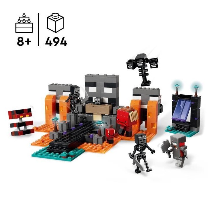 LEGO Minecraft 21590 La Bataille du Wither - Jouet de Construction pour Gamer des 8 ans LEGO Minecraft 21590 La Bataille du Wither - Jouet de Construction pour Gamer des 8 ans
