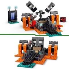 LEGO Minecraft 21590 La Bataille du Wither - Jouet de Construction pou