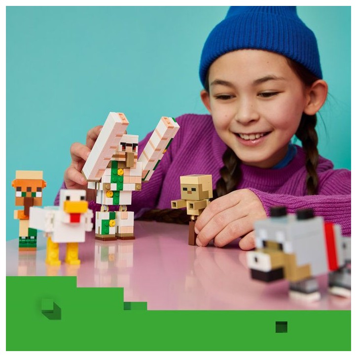 LEGO Minecraft 21592 L'Attaque du Désert du Poulet Chevauché - Jeu de Construction 9 ans LEGO Minecraft 21592 L'Attaque du Désert du Poulet Chevauché - Jeu de Construction 9 ans
