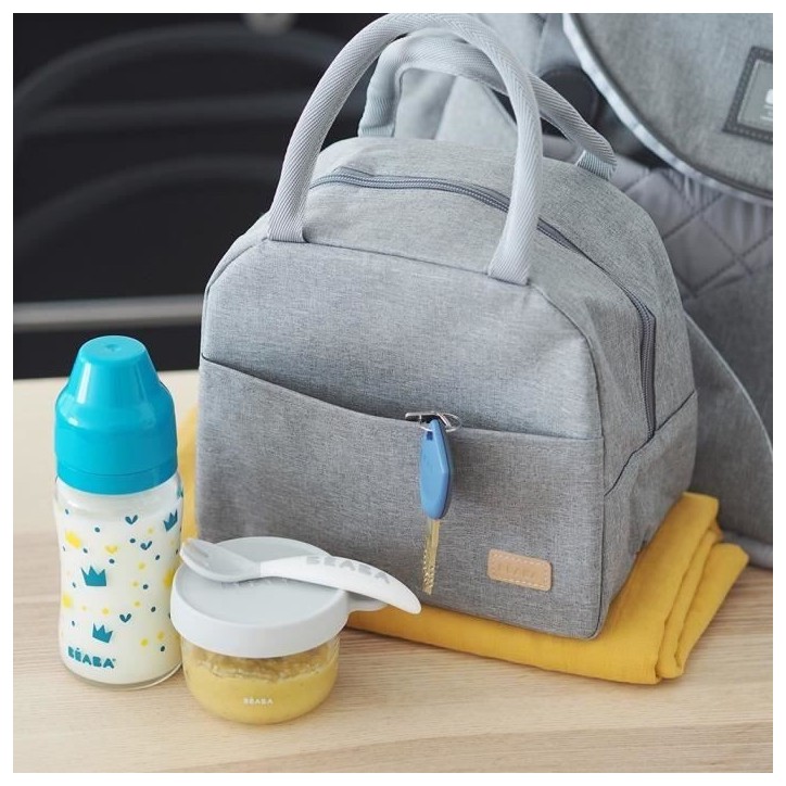 BEABA, Sac Repas isotherme Gris Chiné BEABA, Sac Repas isotherme Gris Chiné