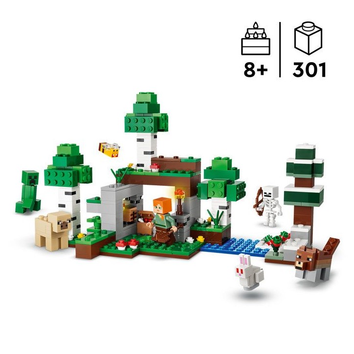 LEGO Minecraft 21593 L'Aventure de la Premiere Nuit - Jouet Interactif des 8 ans - Cadeau LEGO Minecraft 21593 L'Aventure de la Premiere Nuit - Jouet Interactif des 8 ans - Cadeau