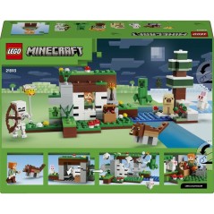 LEGO Minecraft 21593 L'Aventure de la Premiere Nuit - Jouet Interactif