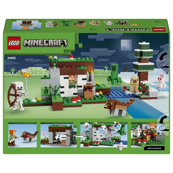 LEGO Minecraft 21593 L'Aventure de la Premiere Nuit - Jouet Interactif des 8 ans - Cadeau LEGO Minecraft 21593 L'Aventure de la Premiere Nuit - Jouet Interactif des 8 ans - Cadeau