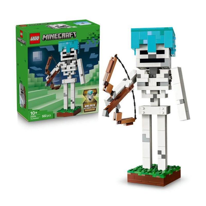 LEGO Minecraft 21594 Le Squelette - Jouet pour Garçon ou Fille des 10
