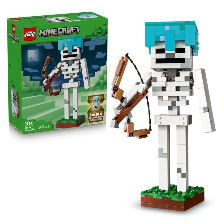 LEGO Minecraft 21594 Le Squelette - Jouet pour Garçon ou Fille des 10 ans - Figurine Mob LEGO Minecraft 21594 Le Squelette - Jouet pour Garçon ou Fille des 10 ans - Figurine Mob