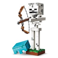 LEGO Minecraft 21594 Le Squelette - Jouet pour Garçon ou Fille des 10