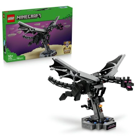 LEGO Minecraft 21595 Le Dragon de l'Ender - Jeu Interactif pour Garço