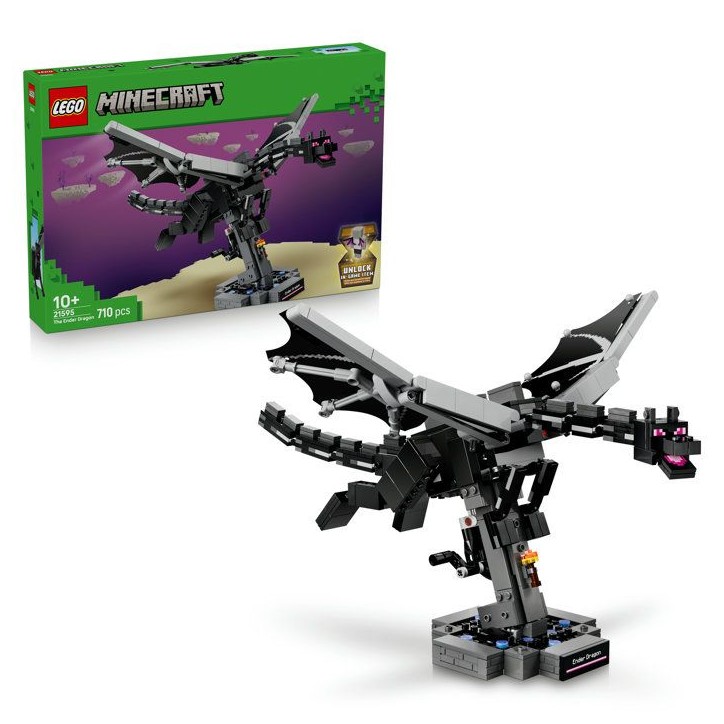 LEGO Minecraft 21595 Le Dragon de l'Ender - Jeu Interactif pour Garçon ou Fille des 10 ans LEGO Minecraft 21595 Le Dragon de l'Ender - Jeu Interactif pour Garçon ou Fille des 10 ans
