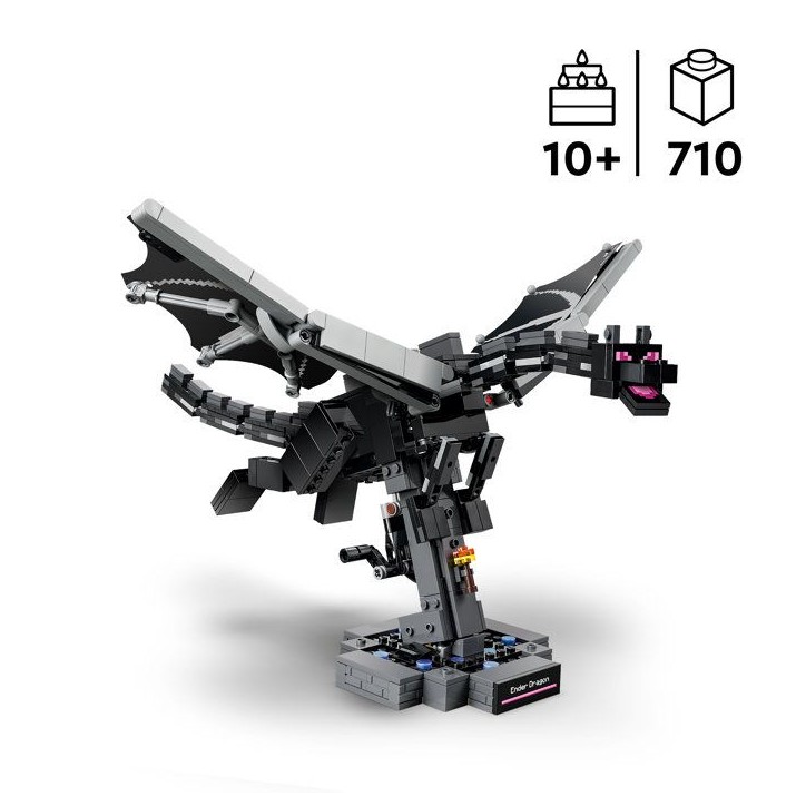 LEGO Minecraft 21595 Le Dragon de l'Ender - Jeu Interactif pour Garçon ou Fille des 10 ans LEGO Minecraft 21595 Le Dragon de l'Ender - Jeu Interactif pour Garçon ou Fille des 10 ans
