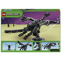 LEGO Minecraft 21595 Le Dragon de l'Ender - Jeu Interactif pour Garço