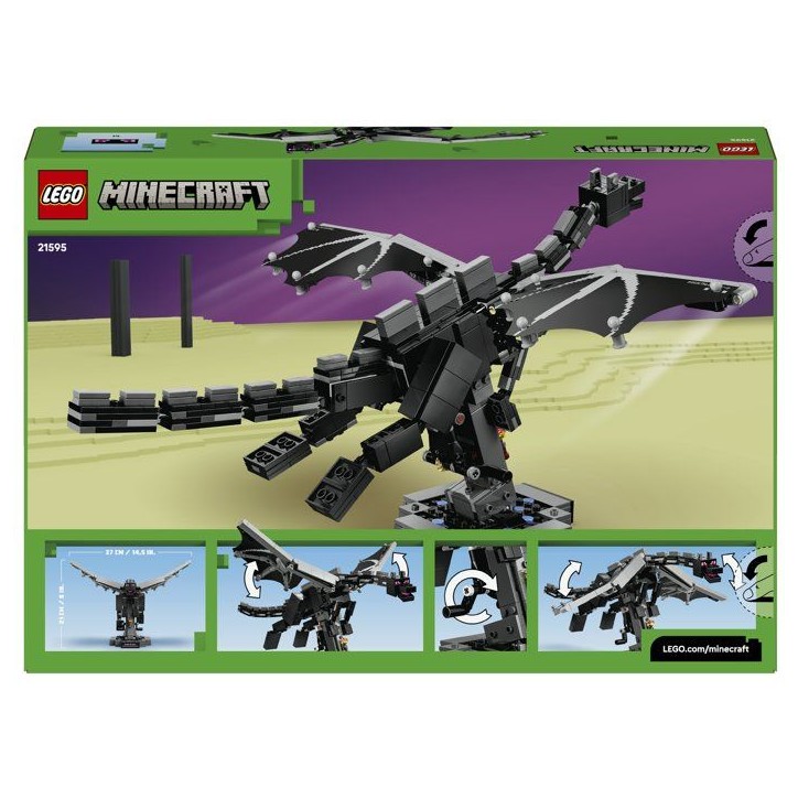 LEGO Minecraft 21595 Le Dragon de l'Ender - Jeu Interactif pour Garçon ou Fille des 10 ans LEGO Minecraft 21595 Le Dragon de l'Ender - Jeu Interactif pour Garçon ou Fille des 10 ans