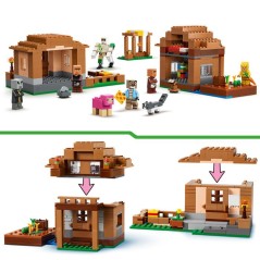 LEGO Minecraft 21596 L'Évocateur a l'Attaque du Village - Jeu 9 ans -
