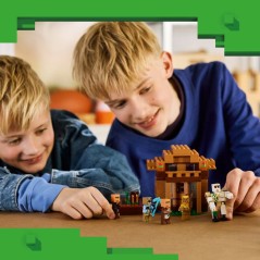 LEGO Minecraft 21596 L'Évocateur a l'Attaque du Village - Jeu 9 ans -