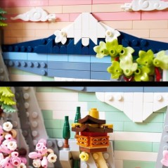 LEGO Art 31218 Les Cerisiers en Fleurs - Set pour Adulte - Maquette de