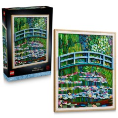 LEGO Art 31220 Claude Monet : le Bassin aux Nymphéas, Harmonie Verte
