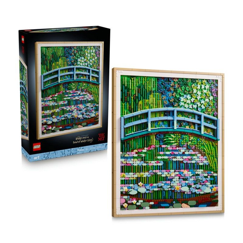 LEGO Art 31220 Claude Monet : le Bassin aux Nymphéas, Harmonie Verte