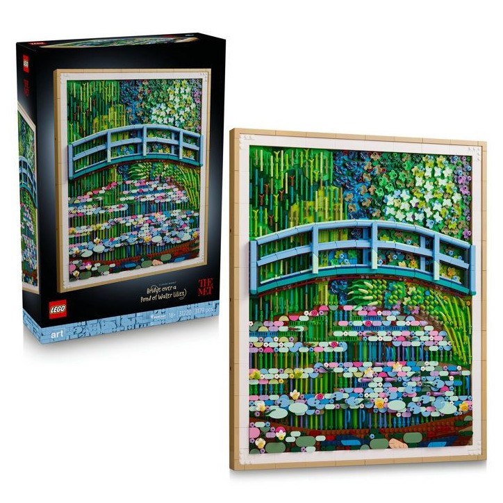 LEGO Art 31220 Claude Monet : le Bassin aux Nymphéas, Harmonie Verte - Set pour Adulte LEGO Art 31220 Claude Monet : le Bassin aux Nymphéas, Harmonie Verte - Set pour Adulte