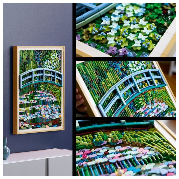 LEGO Art 31220 Claude Monet : le Bassin aux Nymphéas, Harmonie Verte - Set pour Adulte LEGO Art 31220 Claude Monet : le Bassin aux Nymphéas, Harmonie Verte - Set pour Adulte