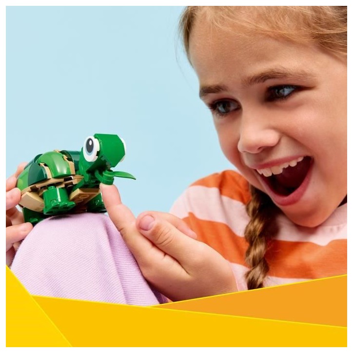 LEGO Creator 3-en-1 31377 La Tortue et la Fleur de Nénuphar - Jouet de Construction 7 ans LEGO Creator 3-en-1 31377 La Tortue et la Fleur de Nénuphar - Jouet de Construction 7 ans