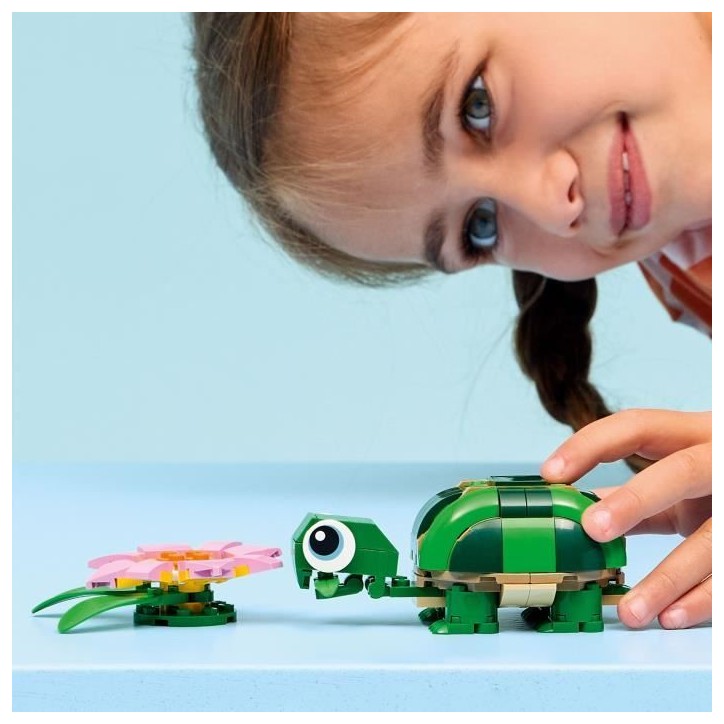 LEGO Creator 3-en-1 31377 La Tortue et la Fleur de Nénuphar - Jouet de Construction 7 ans LEGO Creator 3-en-1 31377 La Tortue et la Fleur de Nénuphar - Jouet de Construction 7 ans