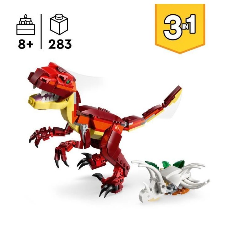 LEGO Creator 3-en-1 31379 Le Dinosaure Féroce - Jeu de Construction des 8 ans - Cadeau LEGO Creator 3-en-1 31379 Le Dinosaure Féroce - Jeu de Construction des 8 ans - Cadeau