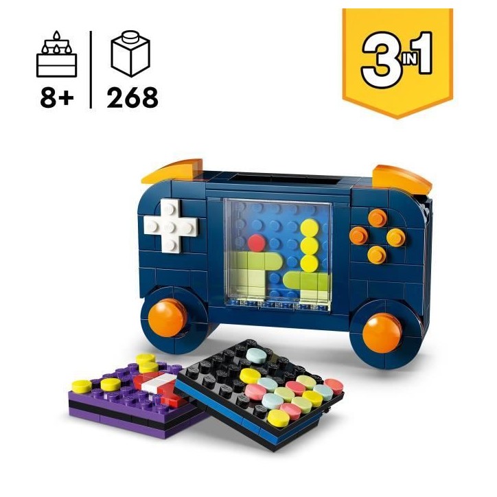 LEGO Creator 3-en-1 31380 La Console de Jeu Rétro - Jouet de Construction - Cadeau 8 ans LEGO Creator 3-en-1 31380 La Console de Jeu Rétro - Jouet de Construction - Cadeau 8 ans