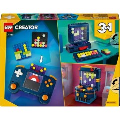 LEGO Creator 3-en-1 31380 La Console de Jeu Rétro - Jouet de Construc