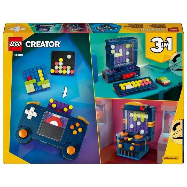 LEGO Creator 3-en-1 31380 La Console de Jeu Rétro - Jouet de Construction - Cadeau 8 ans LEGO Creator 3-en-1 31380 La Console de Jeu Rétro - Jouet de Construction - Cadeau 8 ans