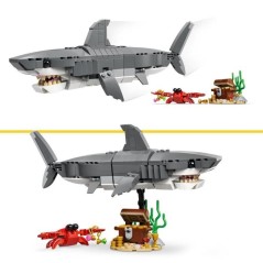 LEGO Creator 3-en-1 31381 Le Redoutable Requin et le Coffre au Trésor