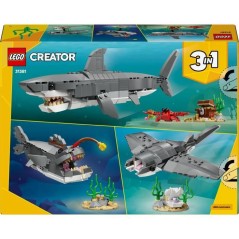 LEGO Creator 3-en-1 31381 Le Redoutable Requin et le Coffre au Trésor