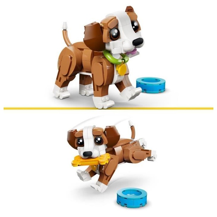 LEGO Creator 3-en-1 31382 Les Adorables Animaux : le Chiot Joueur - Jeu des 8 ans - Cadeau LEGO Creator 3-en-1 31382 Les Adorables Animaux : le Chiot Joueur - Jeu des 8 ans - Cadeau