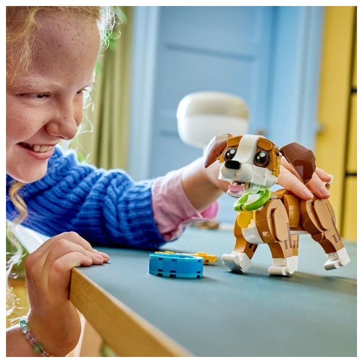 LEGO Creator 3-en-1 31382 Les Adorables Animaux : le Chiot Joueur - Jeu des 8 ans - Cadeau LEGO Creator 3-en-1 31382 Les Adorables Animaux : le Chiot Joueur - Jeu des 8 ans - Cadeau