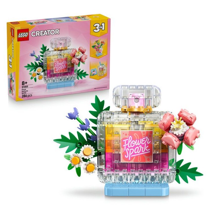 LEGO Creator 3-en-1 31383 Flacon de Parfum au Décor Floral - Jeu de Construction des 8 ans LEGO Creator 3-en-1 31383 Flacon de Parfum au Décor Floral - Jeu de Construction des 8 ans