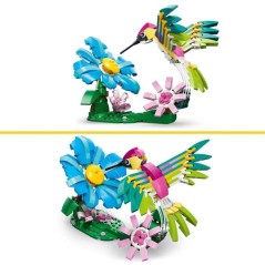 LEGO Creator 3-en-1 31384 Animaux Sauvages : le Colibri Coloré - Jeu